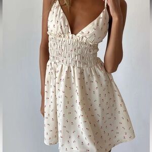 Princess Polly Roza Mini Dress Beige